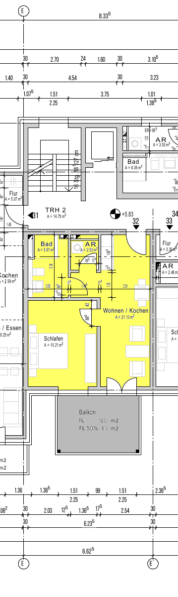 Wohnung zur Miete 659 € 2 Zimmer 50,7 m²<br/>Wohnfläche 2.<br/>Geschoss ab sofort<br/>Verfügbarkeit Kappeln 24376