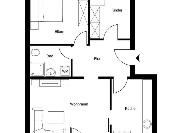 Wohnung zum Kauf 350.000 € 3 Zimmer 73,8 m² Sandgasse 15a Dornbirn 6850