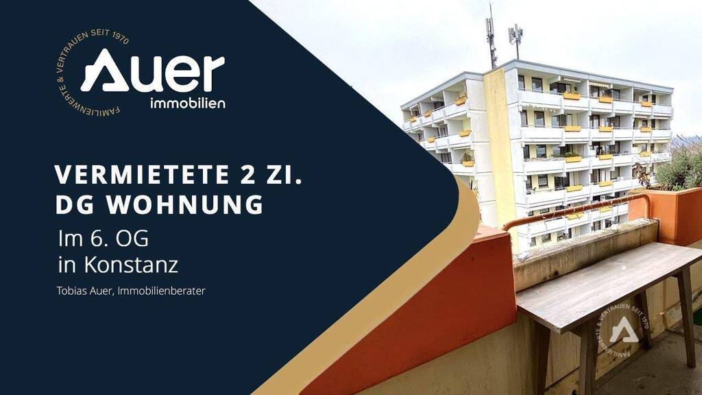 Wohnung zum Kauf 225.000 € 2 Zimmer 47,8 m² 6. Geschoss Fürstenberg Konstanz 78467