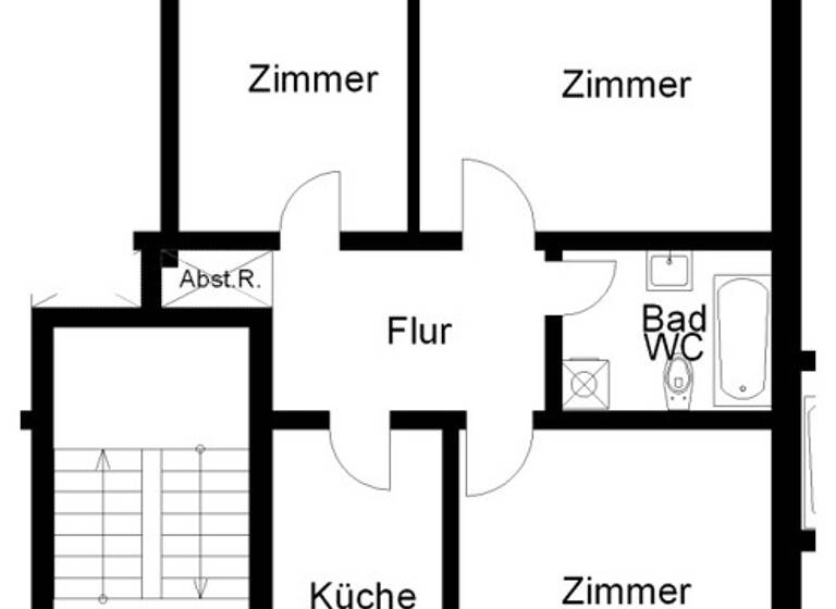 Wohnung zur Miete 699 € 3 Zimmer 67 m²<br/>Wohnfläche 1.<br/>Geschoss 29.07.2025<br/>Verfügbarkeit Am Heidekotten 23 Voxtrup 221 Osnabrück 49086