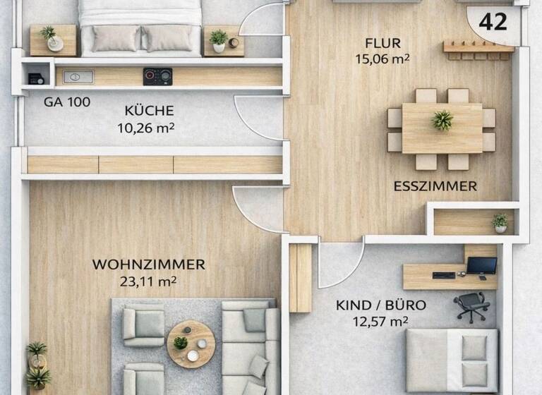 Wohnung zum Kauf 208.000 € 3 Zimmer 89 m² Geschoss 8/12 frei ab 01.06.2026 Siemensstraße 41 Bamberg 96050