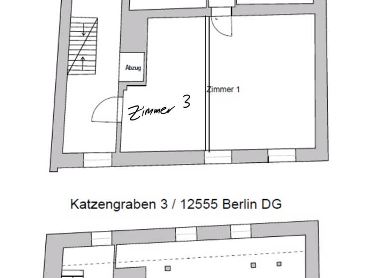 Bürofläche zur Miete 348 € 1 Zimmer 13,5 m² Bürofläche Katzengraben 3 Köpenick Berlin-Köpenick 12555