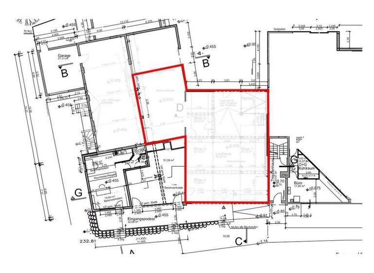 Bürofläche zur Miete provisionsfrei 2.180 € 190 m² Bürofläche Straßen 53 Herkenrath Bergisch Gladbach 51429