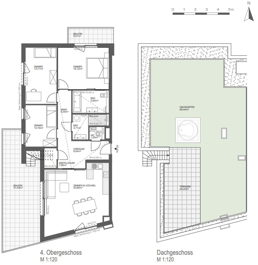 Wohnung zum Kauf 873.723 € 4 Zimmer 100 m²<br/>Wohnfläche 4.<br/>Geschoss Wien 1210