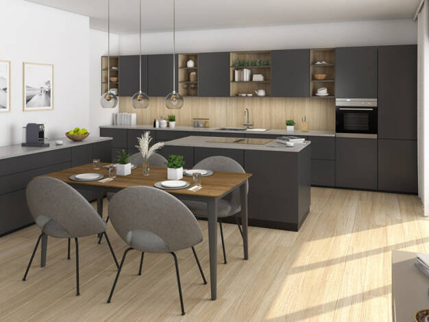 Wohnung zum Kauf - Neubau 597.500 € 3 Zimmer 74,1 m² 1. Geschoss Germering Germering 82110