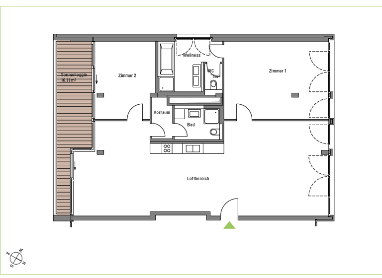 Wohnung zur Miete 2.138 € 3 Zimmer 144,1 m² 1. Geschoss frei ab 15.03.2026 Graf-Recke-Str. 84 Düsseltal Düsseldorf 40239