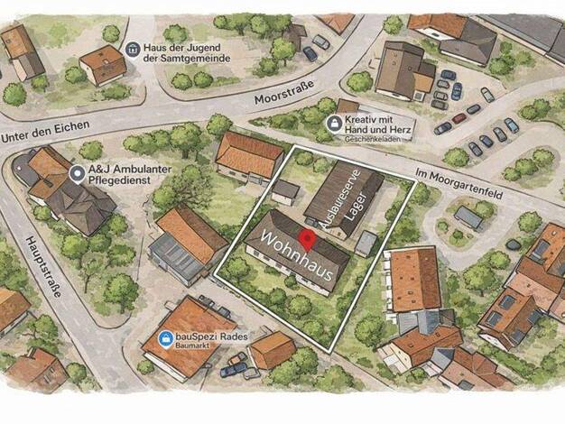 Wohnanlage zum Kauf provisionsfrei als Kapitalanlage geeignet 709.000 € 821 m² 2.290 m² Grundstück Schwarmstedt 29690