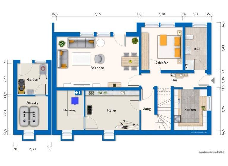 Mehrfamilienhaus zum Kauf 159.000 € 5 Zimmer 168,1 m² 572 m² Grundstück Stammbach 95236