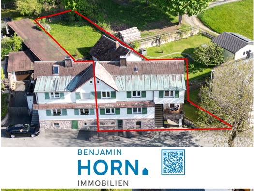 Doppelhaushälfte zum Kauf 89.000 € 5 Zimmer 140 m² 474 m² Grundstück frei ab sofort Bobengrün Bad Steben 95138