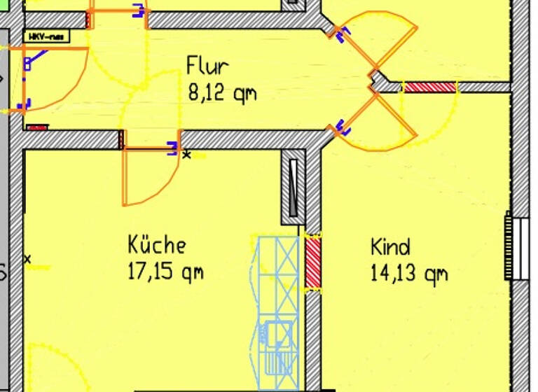 Wohnung zur Miete 486 € 3 Zimmer 81,1 m² 1. Geschoss Tambach-Dietharz 99897