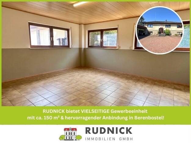 Büro zur Miete 1.500 € 6 Zimmer 150 m² Bürofläche Berenbostel Garbsen 30827
