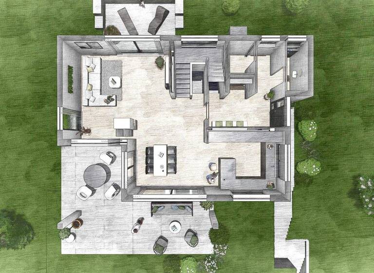 Einfamilienhaus zum Kauf - Erstbezug provisionsfrei 6 Zimmer 165 m² 1.500 m² Grundstück Gartenstraße 45 Öschingen Mössingen 72116