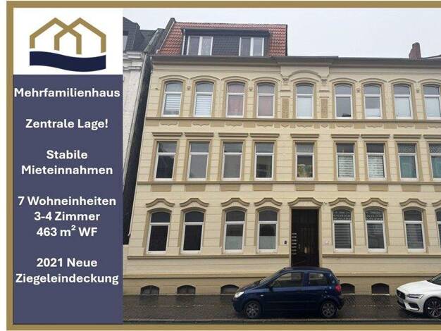 Mehrfamilienhaus zum Kauf 495.000 € 456 m² 366 m² Grundstück Börsenstraße 116 Bant Wilhelmshaven 26382