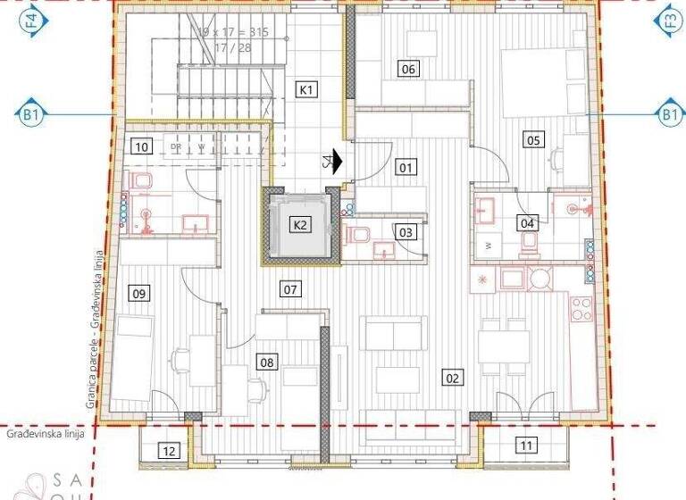 Wohnung zum Kauf 261.420 € 4 Zimmer 87,1 m² Zvezdara 11000