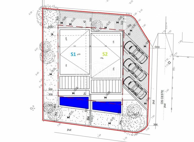 Doppelhaushälfte zum Kauf 420.000 € 4 Zimmer 150 m² Grundstück Vodice 22211