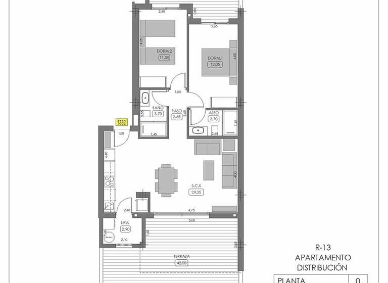 Wohnung zum Kauf - Erstbezug provisionsfrei 283.000 € 3 Zimmer 132 m² Algorfa 03169