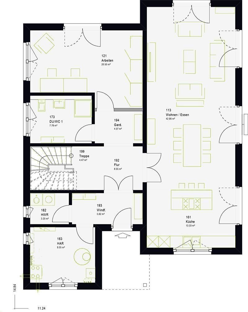 Einfamilienhaus zum Kauf 361.530 € 7 Zimmer 227 m²<br/>Wohnfläche 977 m²<br/>Grundstück Birresborn 54574