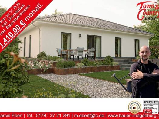 Einfamilienhaus zum Kauf - Erstbezug 356.723 € 4 Zimmer 108,4 m² 596 m² Grundstück Rottmersleben 39343