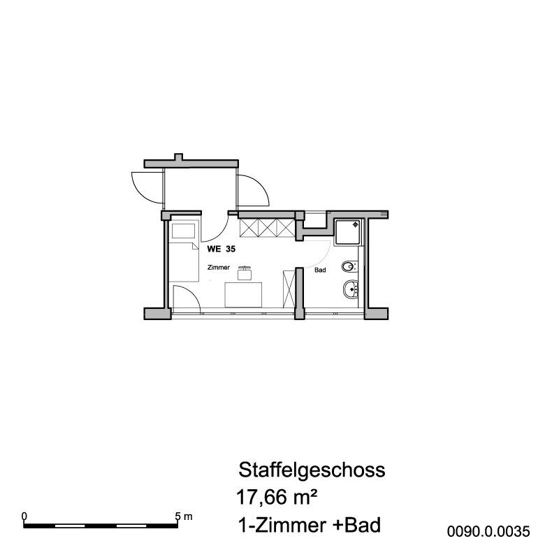 Wohnung zur Miete 435 € 1 Zimmer 17,7 m²<br/>Wohnfläche 4.<br/>Geschoss 01.02.2025<br/>Verfügbarkeit Dr.-Todsen-Straße 7 Altstadt - St.-Nikolai Flensburg 24937