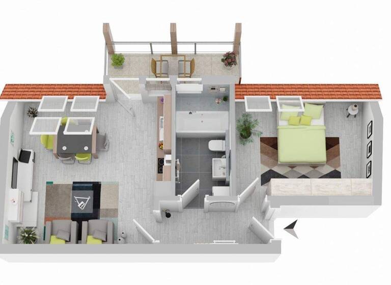 Wohnung zum Kauf 168.000 € 2 Zimmer 50 m² Eutingen Pforzheim 75181