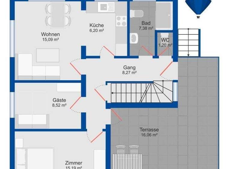 Einfamilienhaus zum Kauf 390.000 € 3 Zimmer 76 m² 839 m² Grundstück Korneuburg 2100