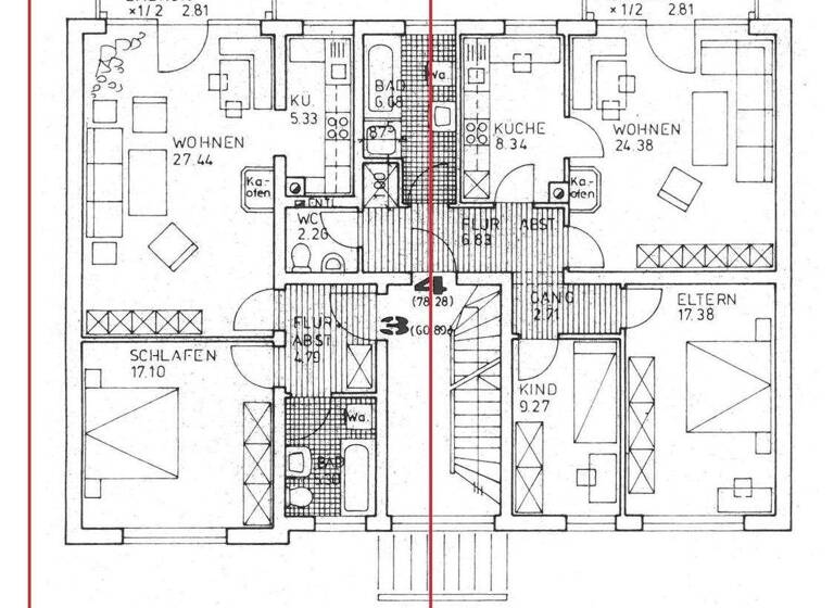 Studio zur Miete 655 € 2 Zimmer 62,4 m² 1. Geschoss Straubing 94315