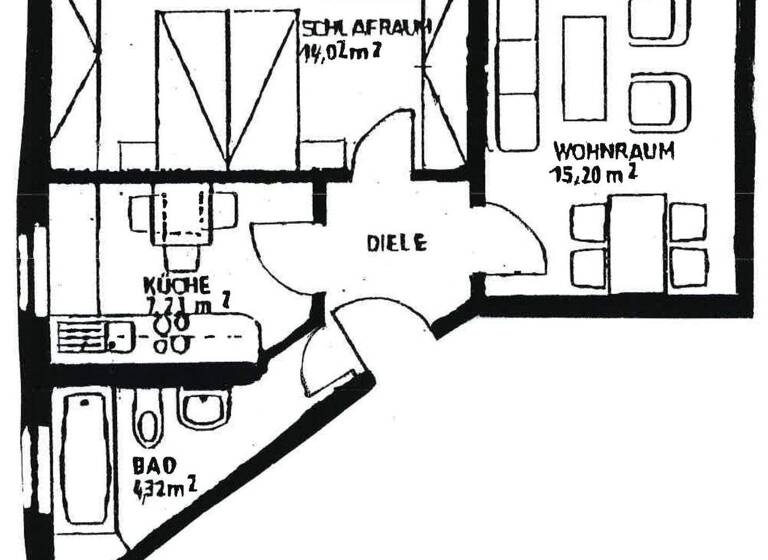 Wohnung zur Miete 342 € 2 Zimmer 41 m² 2. Geschoss frei ab 01.05.2026 Sachsdorfer Str. 2 Cotta Dresden / Cotta 01157