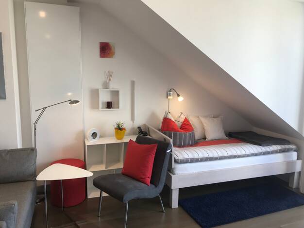 Studio zur Miete Wohnen auf Zeit 1.420 € 1 Zimmer 25 m² frei ab 01.12.2026 Schwabing-Freimann München 80802