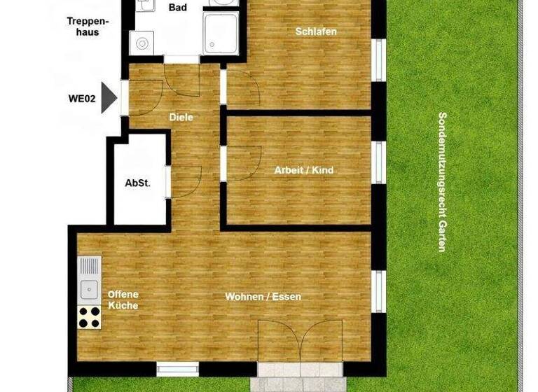 Wohnung zum Kauf - Erstbezug 298.900 € 3 Zimmer 68,6 m² Mitte Eggersdorf 15345