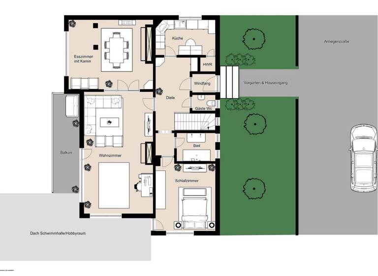 Einfamilienhaus zum Kauf 355.000 € 6 Zimmer 216,9 m² 1.143 m² Grundstück Weigheim Villingen-Schwenningen 78056