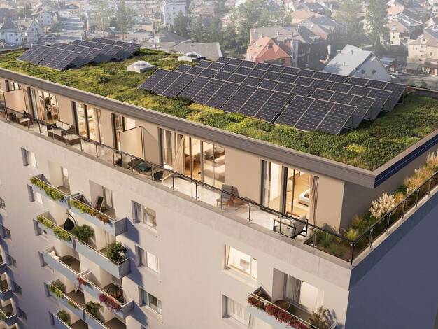 Penthouse zum Kauf - Erstbezug provisionsfrei 693.000 € 3 Zimmer 105 m² Hesselbergring 11 Neuröthenbach Nürnberg 90449
