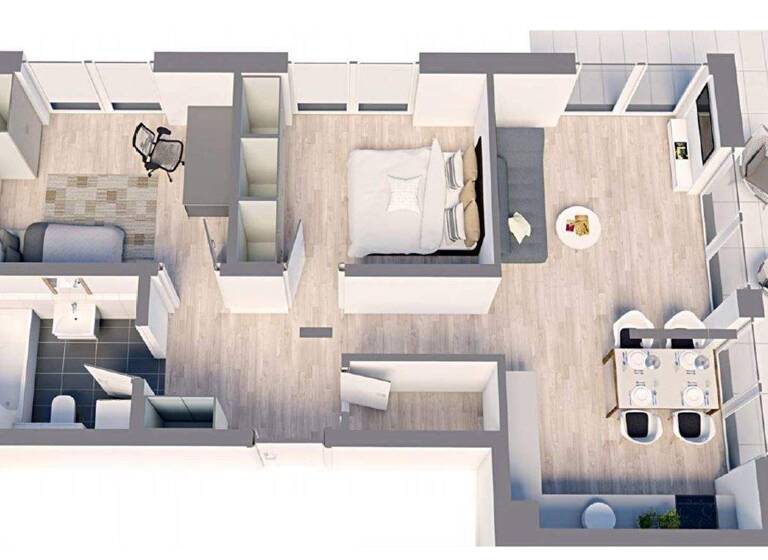 Terrassenwohnung zum Kauf - Neubau provisionsfrei als Kapitalanlage geeignet 663.000 € 3 Zimmer 71,8 m² Partenkirchen Garmisch-Partenkirchen 82467