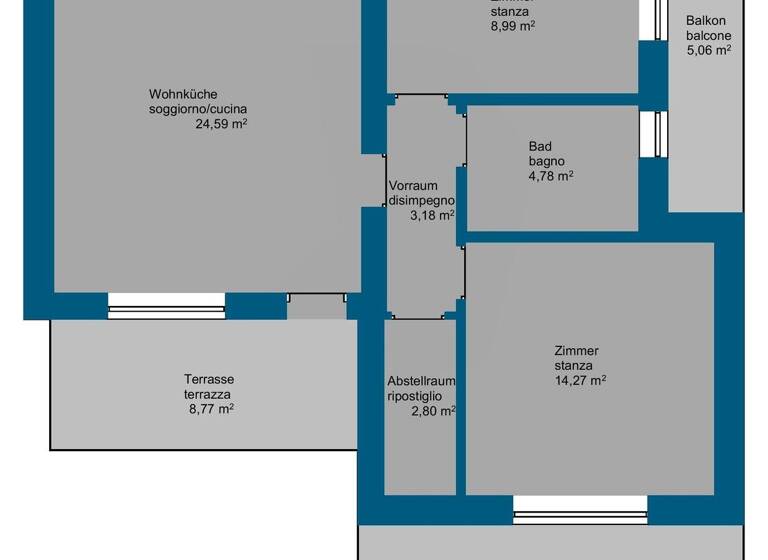 Wohnung zum Kauf - Erstbezug 280.000 € 3 Zimmer 75 m² frei ab sofort Jesolo