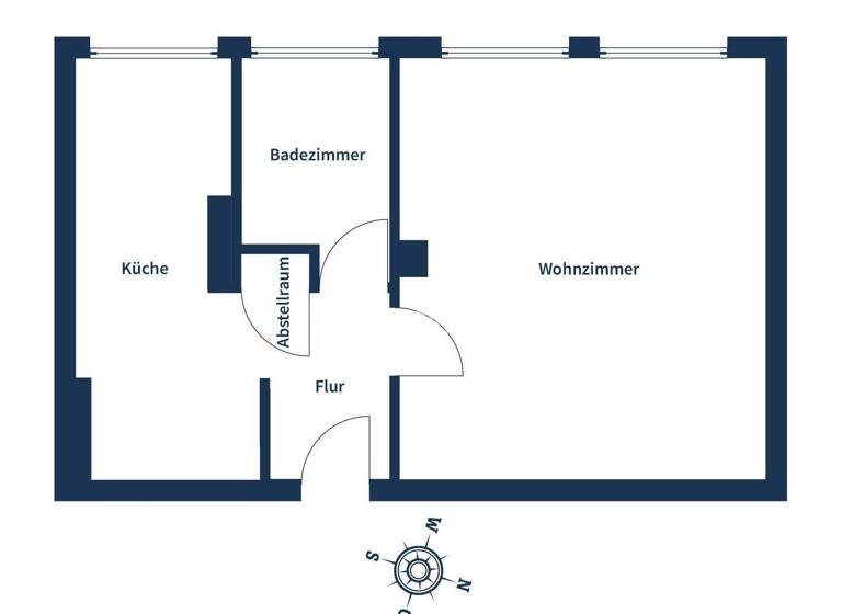 Studio zum Kauf 38.000 € 1 Zimmer 34,4 m² EG Bad Salzgitter 38259