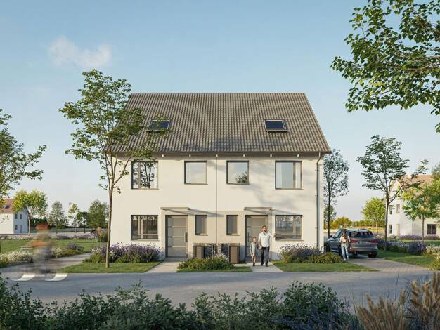 Doppelhaushälfte zum Kauf provisionsfrei 547.500 € 5 Zimmer 120 m² 205 m² Grundstück Ortsgebiet Sinzheim 76547