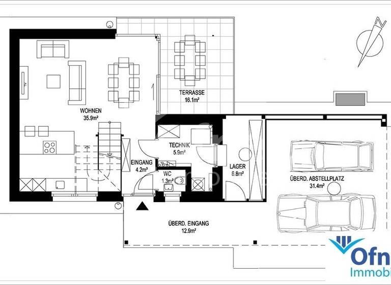 Haus zum Kauf - Erstbezug provisionsfrei 545.900 € 4 Zimmer 102 m² 900 m² Grundstück Krottendorf-Gaisfeld 8564