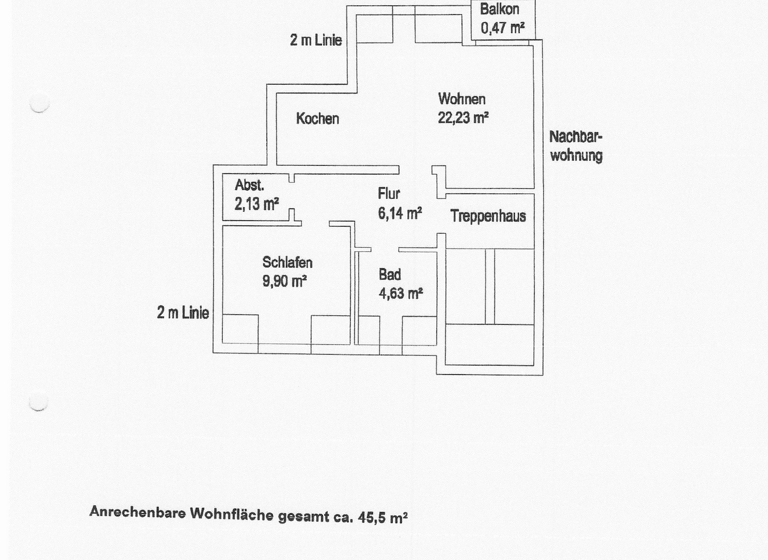 Wohnung zum Kauf 155.000 € 2 Zimmer 45,5 m² 4. Geschoss Anspach Neu-Anspach 61267