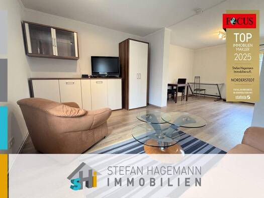 Wohnung zur Miete 570 € 1 Zimmer 30 m² EG Harksheide Norderstedt 22844