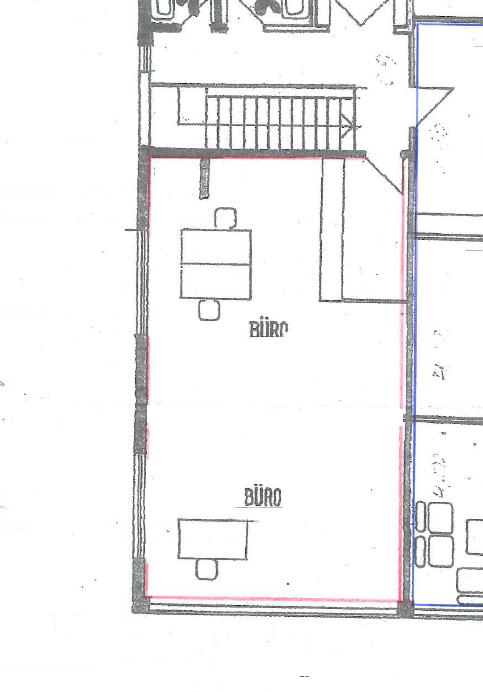 Bürofläche zur Miete provisionsfrei 360 € 1 Zimmer 60 m²<br/>Bürofläche West Ratingen 40878