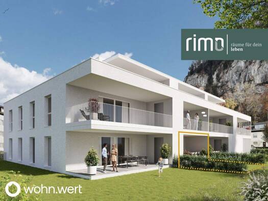Wohnung zum Kauf - Erstbezug 380.000 € 2 Zimmer 54,6 m² EG Kalkofenweg 24 B+C Götzis 6840