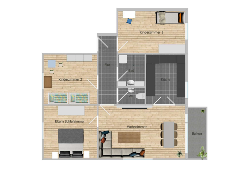 Wohnung zum Kauf 339.000 € 4 Zimmer 82 m² 3. Geschoss Peter u. Paul Landshut 84028