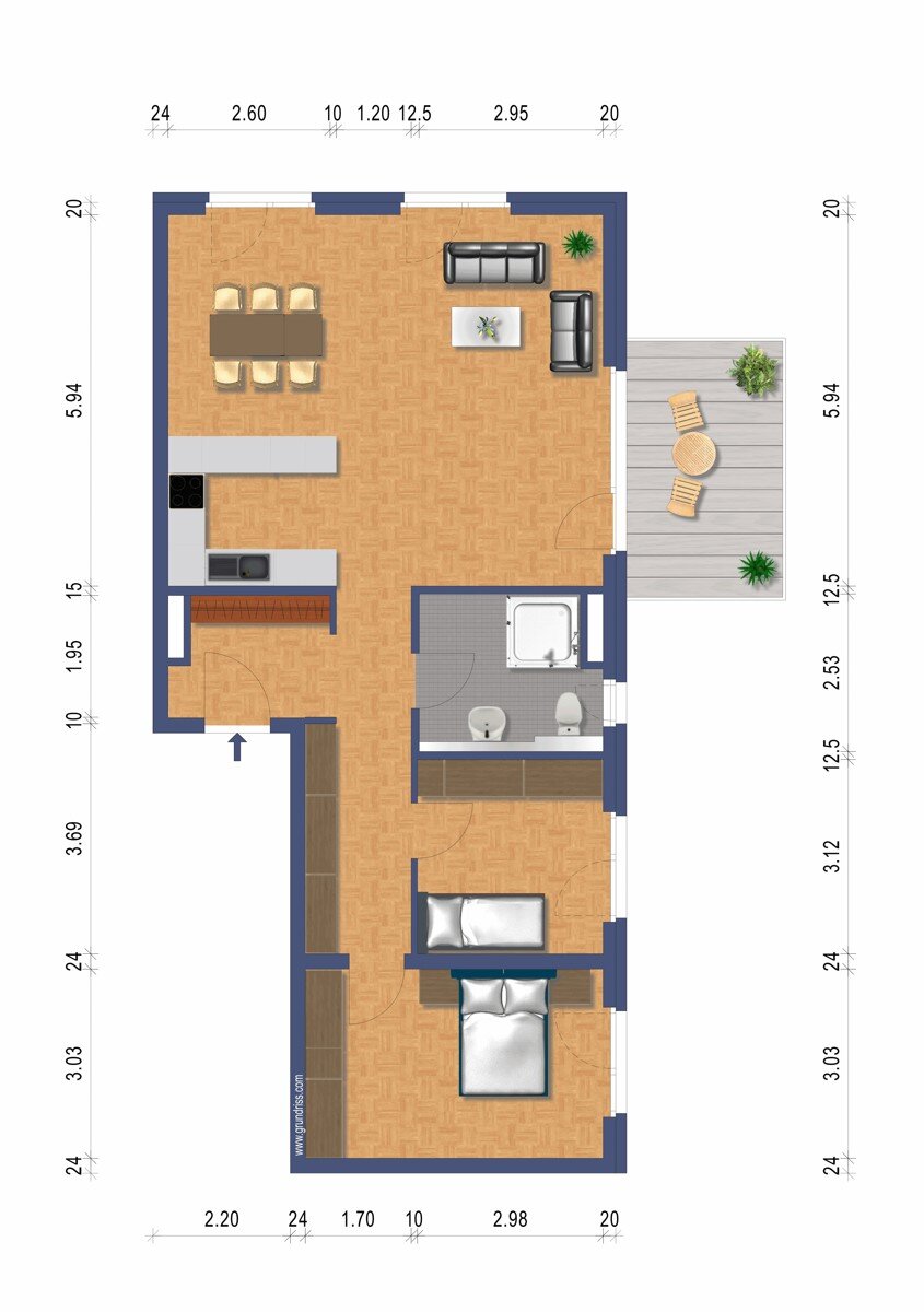 Wohnung zur Miete 1.250 € 3 Zimmer 90 m²<br/>Wohnfläche 5.<br/>Geschoss 01.04.2025<br/>Verfügbarkeit Nagold Nagold 72202