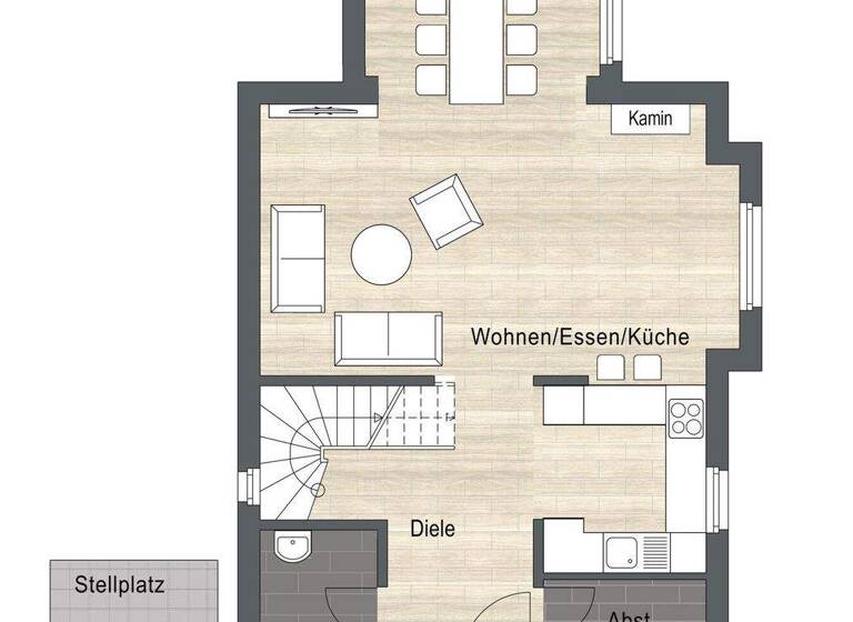 Einfamilienhaus zum Kauf 389.000 € 3 Zimmer 96,8 m² 360 m² Grundstück Borkenwirthe/Burlo Borken / Burlo 46325