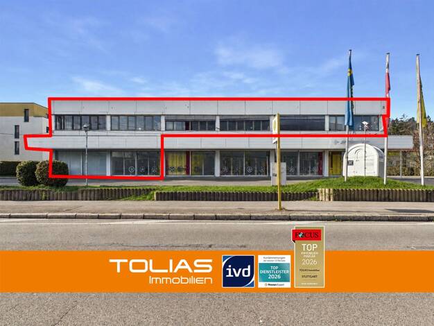 Büro zur Miete provisionsfrei 5.350 € 570 m² Bürofläche Wangen Wangen 70327
