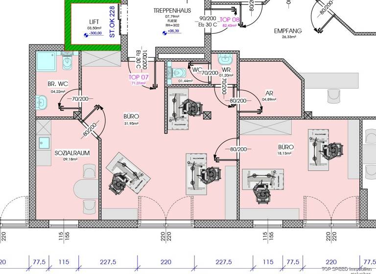 Bürofläche zur Miete 17,40 € 4 Zimmer Sankt Johann im Pongau 5600