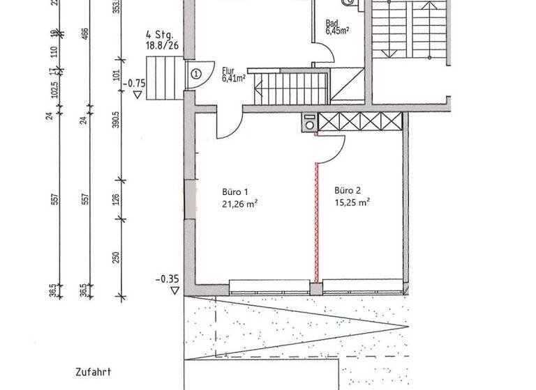 Bürofläche zur Miete 680 € 57,9 m² Bürofläche Vötting Freising 85354