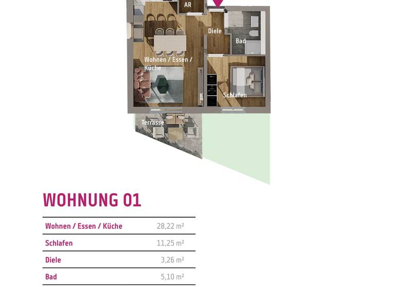 Wohnung zum Kauf 342.900 € 2 Zimmer 54 m² EG frei ab 30.09.2027 Möhrendorfer Straße 44 Alterlangen Erlangen 91056