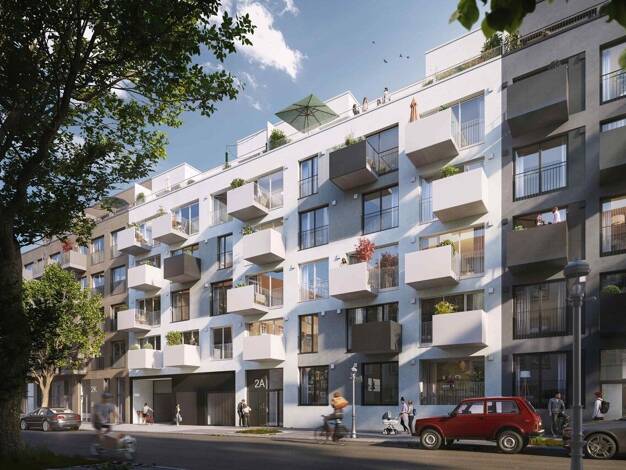Wohnung zum Kauf - Neubau 695.000 € 3,5 Zimmer 91,5 m² Wernigeroder Straße 2 Charlottenburg Charlottenburg-Wilmersdorf 10589