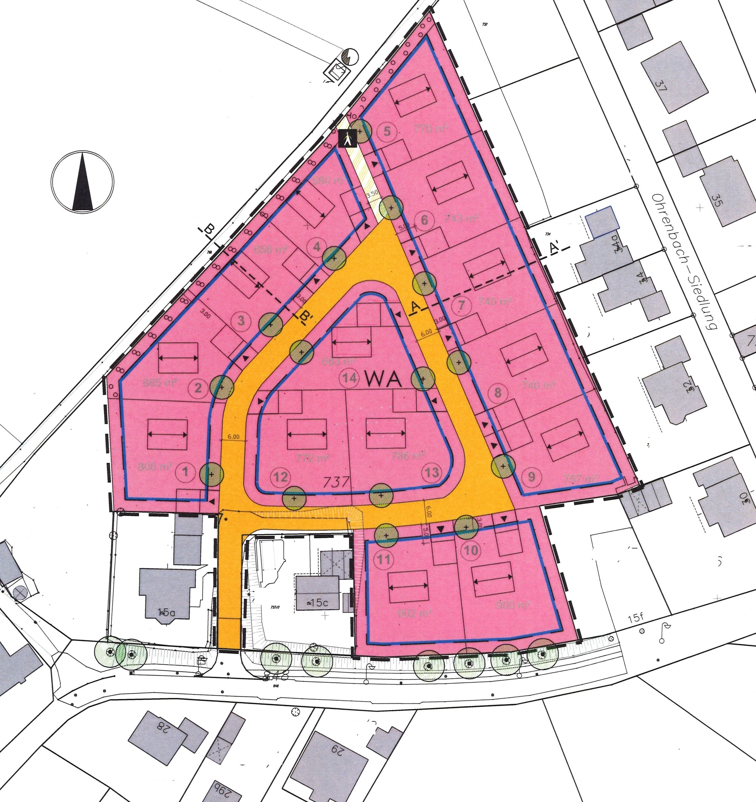 Grundstück zum Kauf 118.100 € 909 m² Grundstück Ohrenbach Auerbach in der Oberpfalz 91275