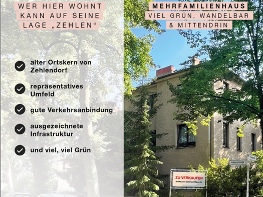 Mehrfamilienhaus zum Kauf provisionsfrei 1.800.000 € 12 Zimmer 316 m² 638 m² Grundstück Steglitz Berlin 12163